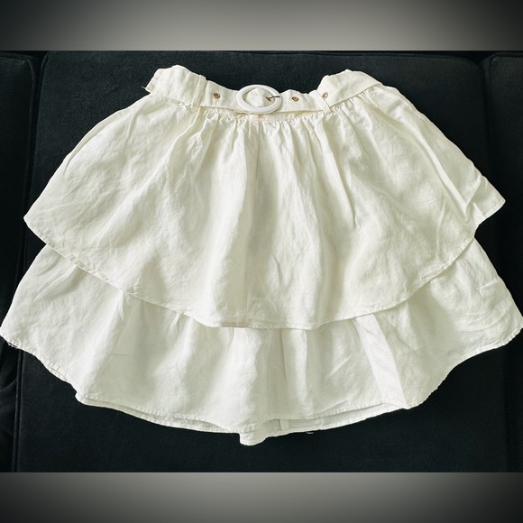 Sabo Skirt Dresses & Skirts - SABO SKIRT White Layered Skirt